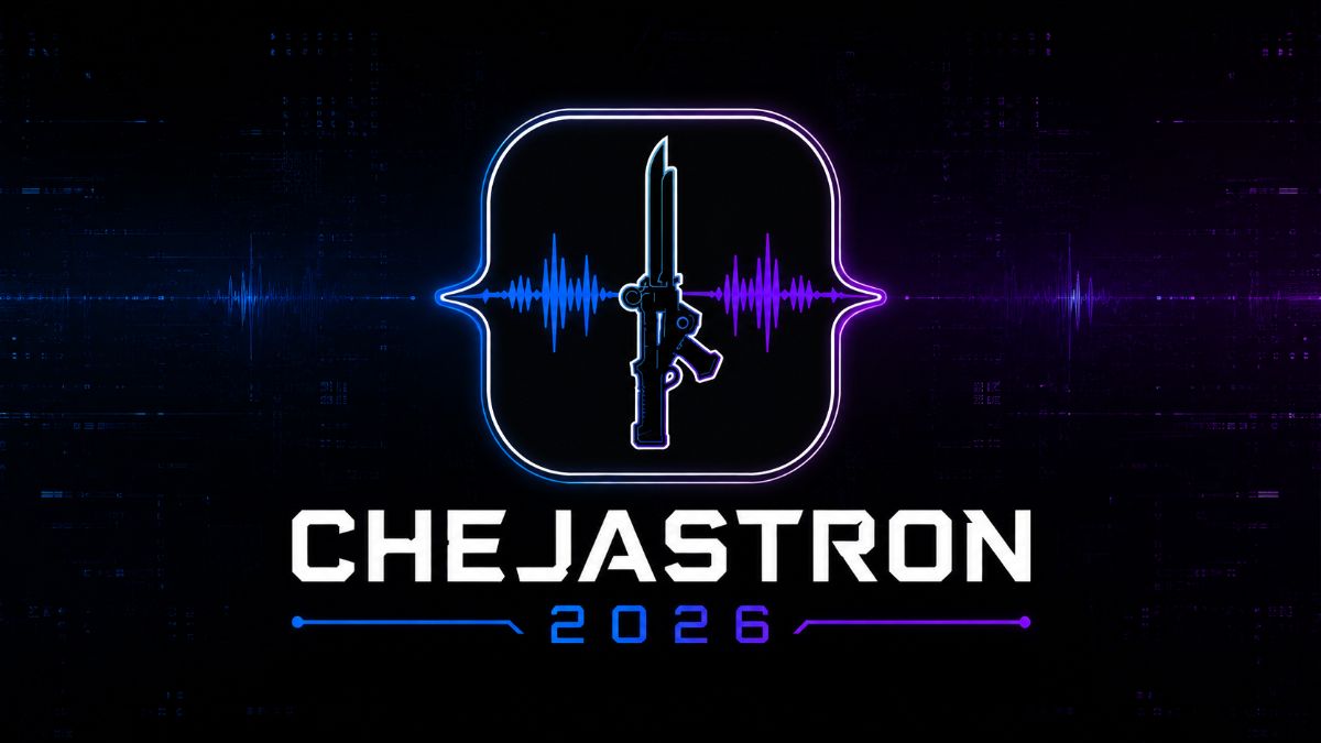 Poster teaser Chejastron 2026 — Capítulo 2: Luza Ateloiv, El Infiltrado de Silicio. Estreno viernes 5 de junio a las 7:11 pm.